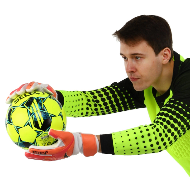 Рукавиці воротарські дитячі Joma HUNTER 400909-042 розмір 4-8 коралловый-белый