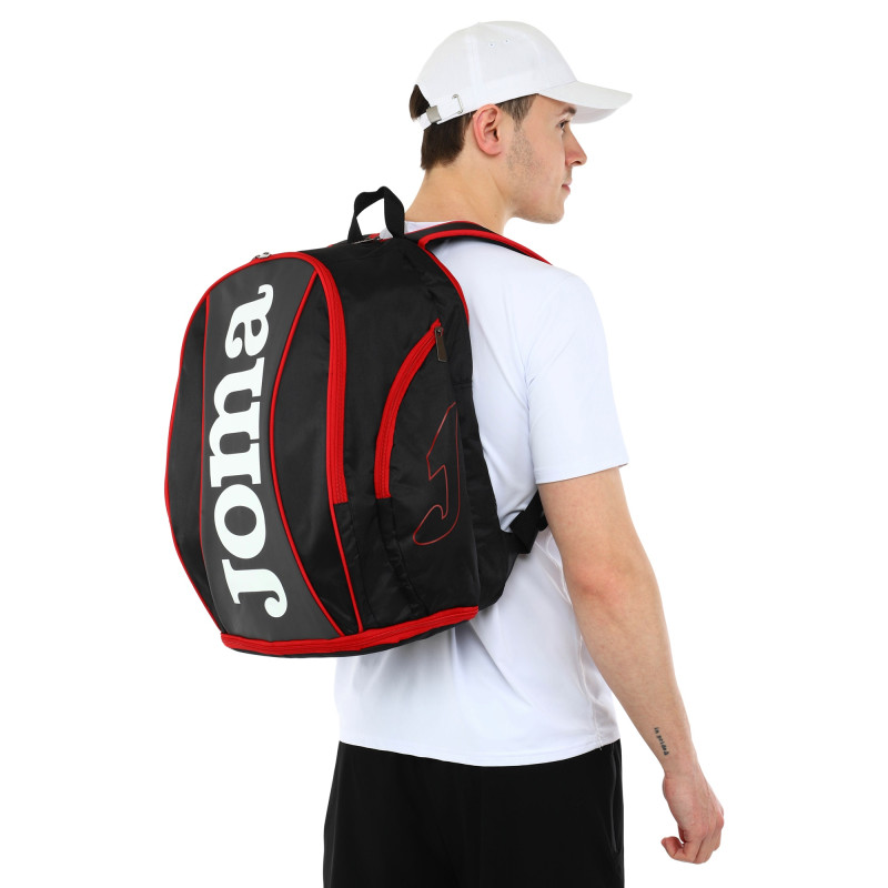 Рюкзак спортивний Joma OPEN 400925-106 31л чорний-червоний