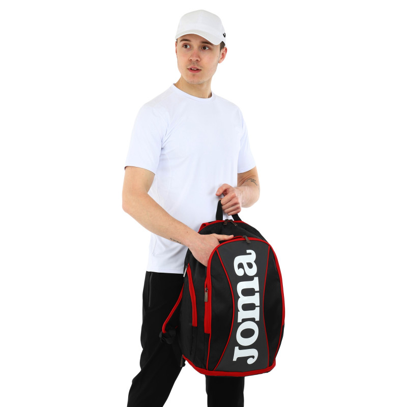 Рюкзак спортивний Joma OPEN 400925-106 31л чорний-червоний