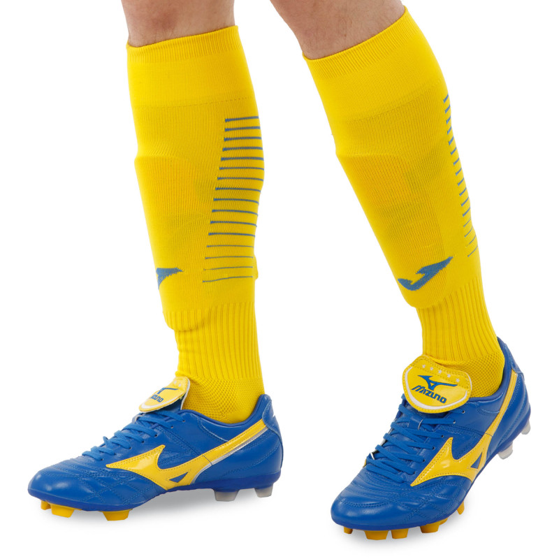 Щитки футбольні Joma ATTACK 401161-609 L червоний-жовтий