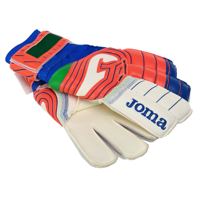 Рукавиці воротарські професійні із захистом пальців Joma BRAVE 401183-220 розмір 7-12 білий-червоний-синій