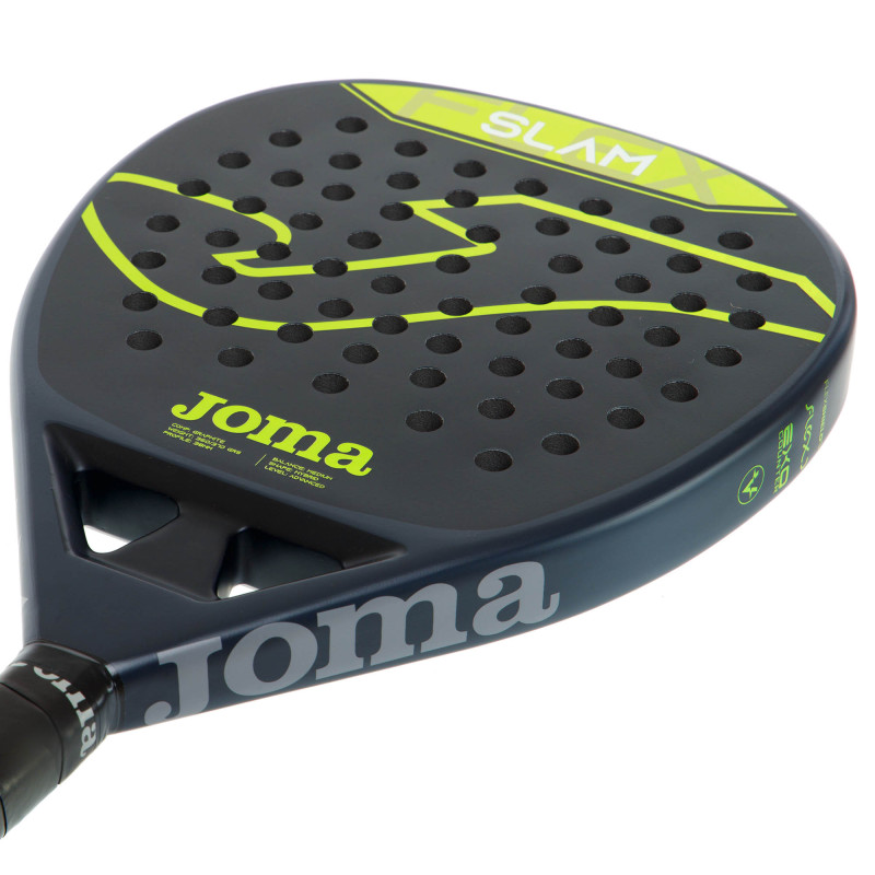 Ракетка для падел-тенісу Padel Joma SLAM 401186-154 чорний-салатовий