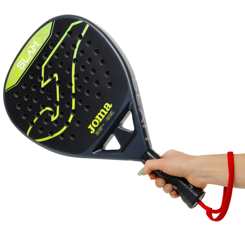 Ракетка для падел-тенісу Padel Joma SLAM 401186-154 чорний-салатовий