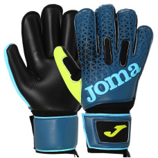 Рукавиці воротарські професійні із захистом пальців Joma PREMIER 401195-301 розмір 7-12 чорний-синій-жовтий