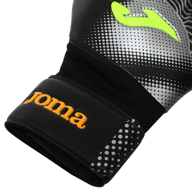 Рукавиці воротарські професійні із захистом пальців Joma PREMIER 401364-170 розмір 7-12 чорний-сірий