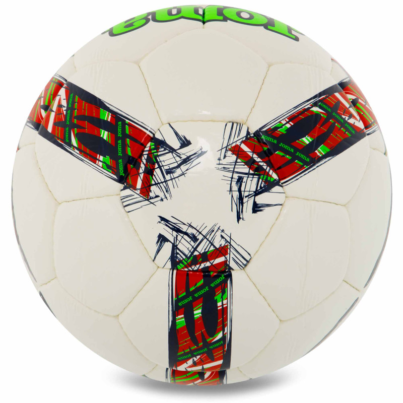 М'яч футбольний Joma DALI III 401412-206-T5 №5 білий-червоний