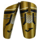 Щитки футбольні із тримачем щитків у комплекті Joma J-PRO 401490-901 M-L золотий
