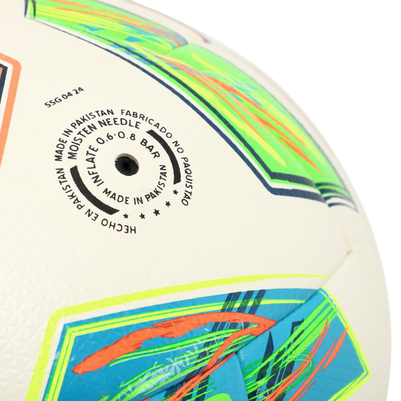 М'яч футбольний Joma DINAMIC IV 401495-023-T5 №5 білий-салатовий