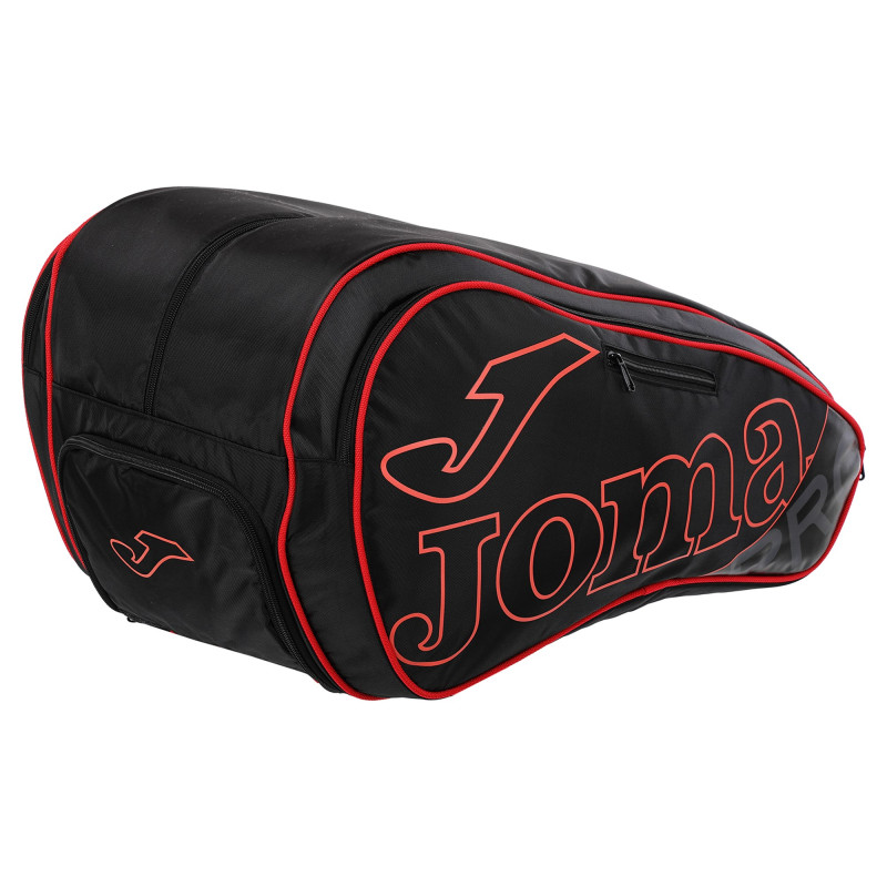 Тенісна сумка для ракеток падів тенісу на 2 ракетки Joma TORNEO 401538-165 58x31x31см чорний-червоний