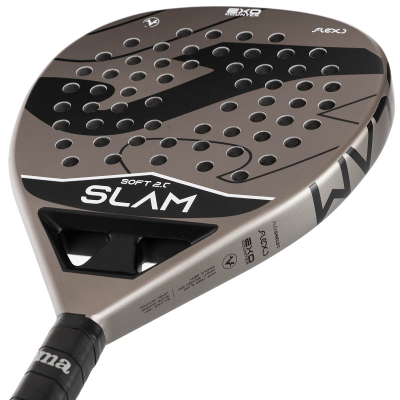 Ракетка для падел-тенісу Padel Joma SLAM SOFT 401577-251 сірий-чорний