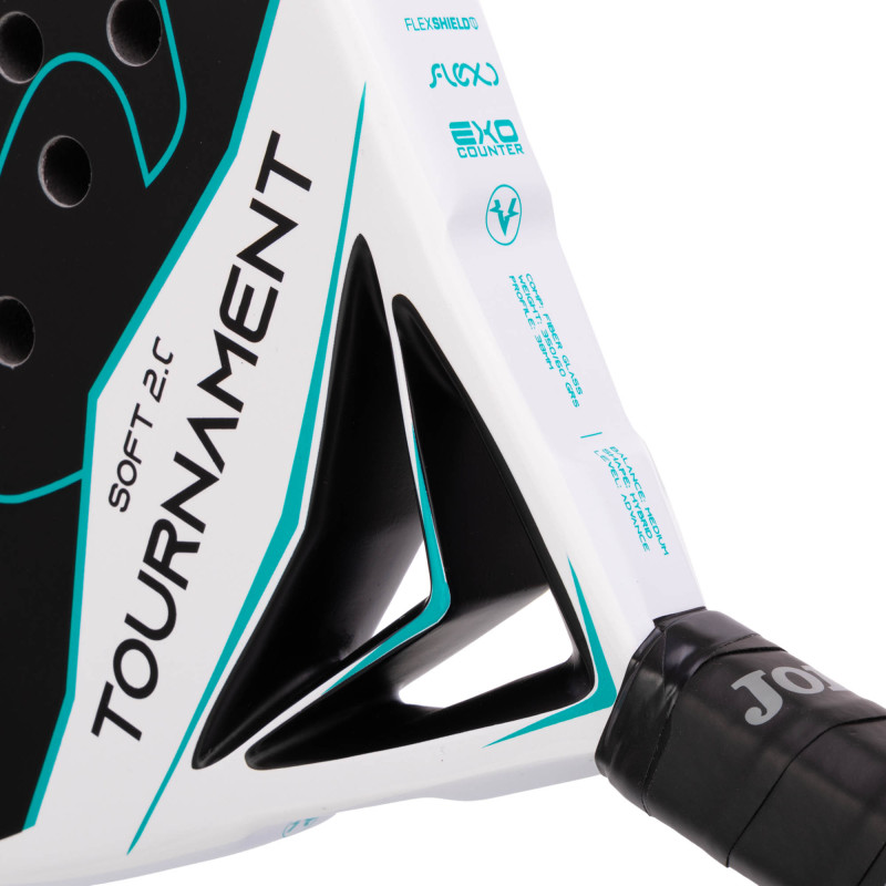 Ракетка для падел-тенісу Padel Joma TOURNAMENT SOFT 401578-204 білий-зелений
