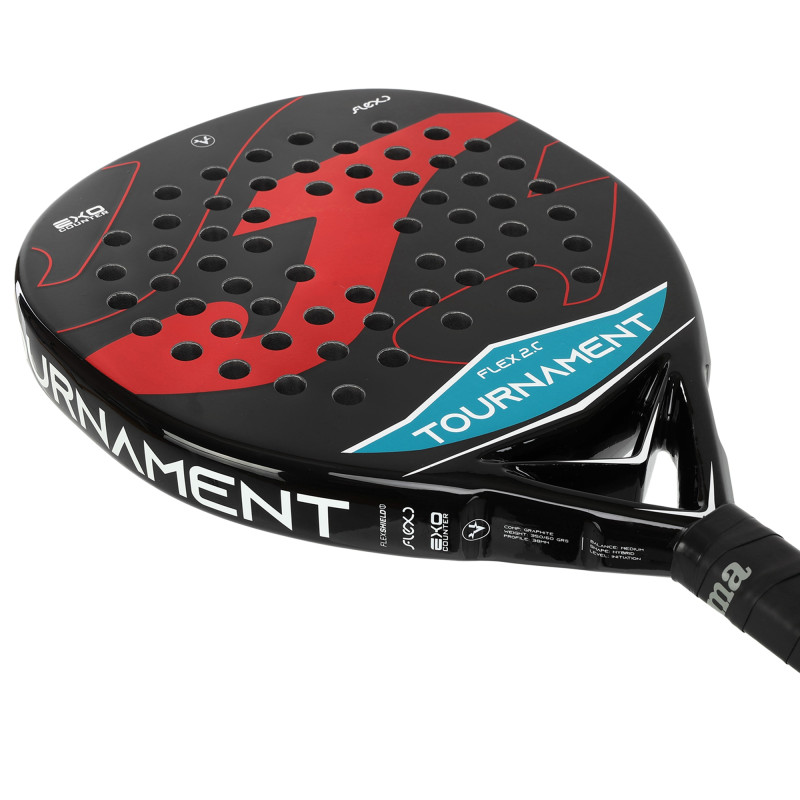 Ракетка для падел-тенісу Padel Joma TOURNAMENT FLEX 401579-106 чорний-червоний