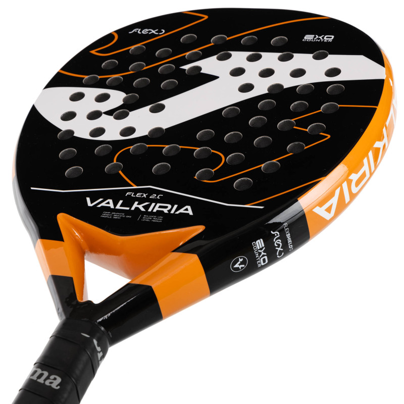 Ракетка для падел-тенісу Padel Joma VALKIRIA FLEX 401583-120 чорний-помаранчевий