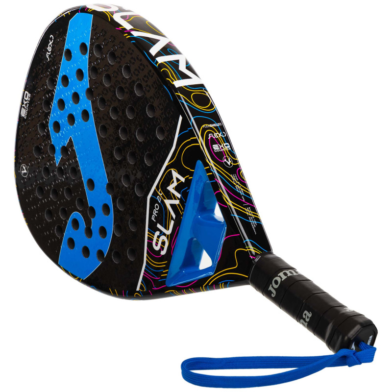 Ракетка для падел-тенісу Padel Joma SLAM PRO 401605-116 чорний-блакитний