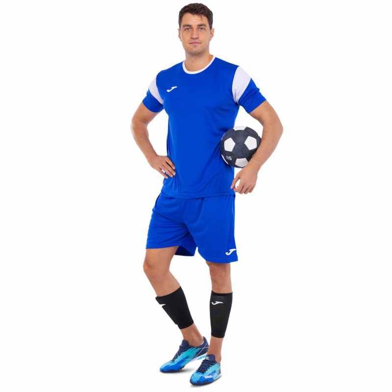 Щитки футбольні з тримачем щитків у комплекті Joma SPIDER 401673-067 M-L жовтий-блакитний