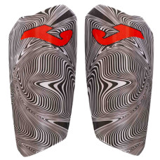 Щитки футбольні з тримачем щитків у комплекті Joma SPARTAN 401674-111 S-L чорний-білий