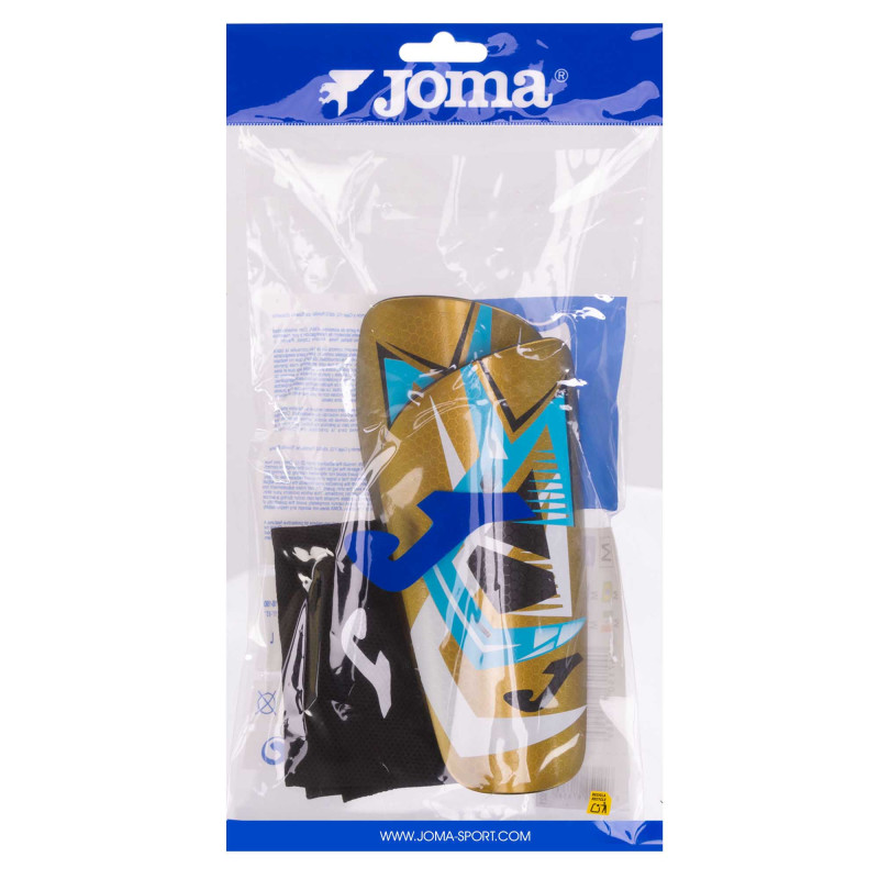 Щитки футбольні з тримачем щитків у комплекті Joma J-PRO 401675-011 M-L золотий