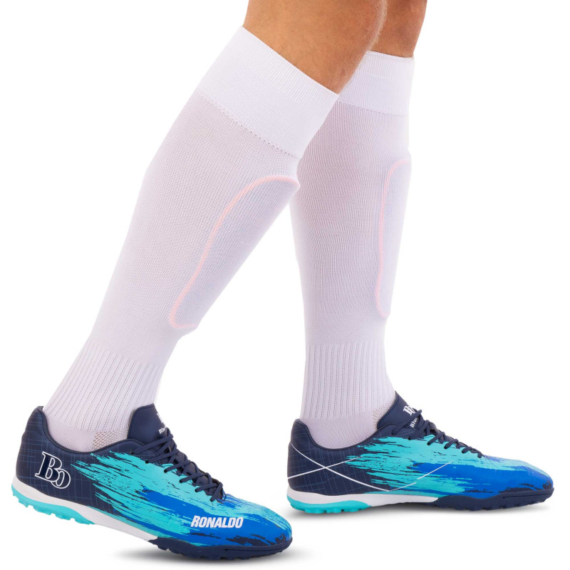 Щитки футбольні Joma PANTHER 401678-320 S-M темно-синій-оранжевий