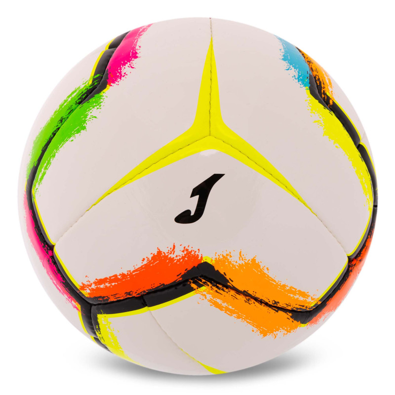 М'яч футбольний Joma HALLEY II 401726-217-T5 №5 білий-жовтий
