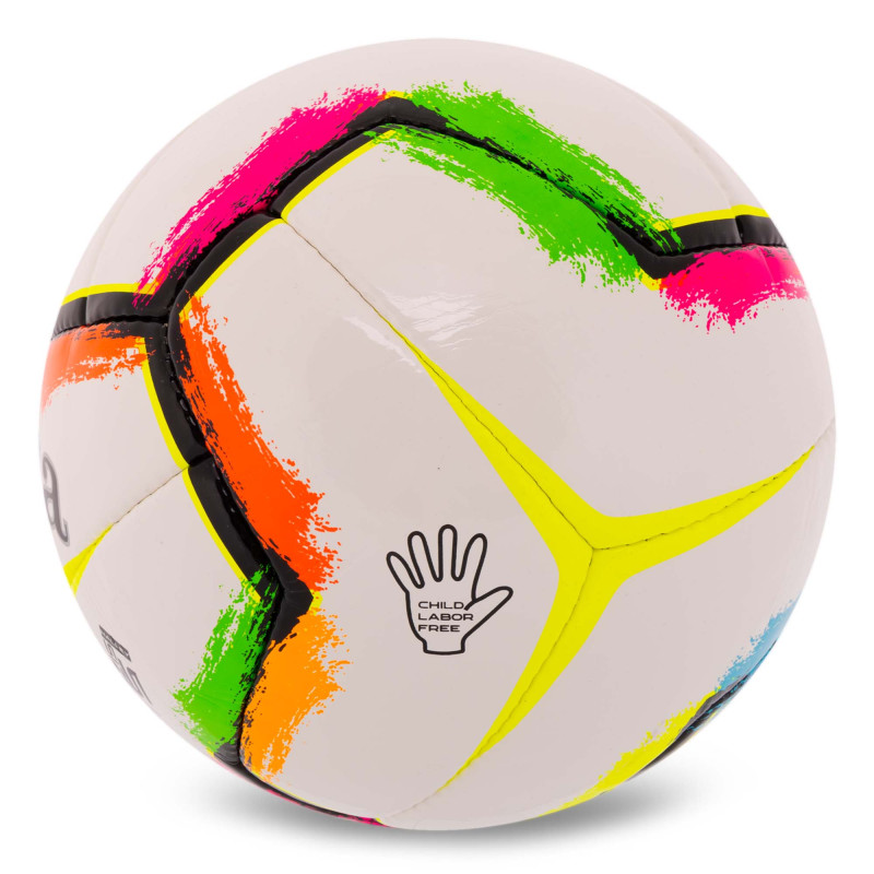 М'яч футбольний Joma HALLEY II 401726-217-T5 №5 білий-жовтий