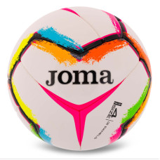 М'яч футбольний Joma HALLEY II 401727-218-T4 №4 білий-рожевий