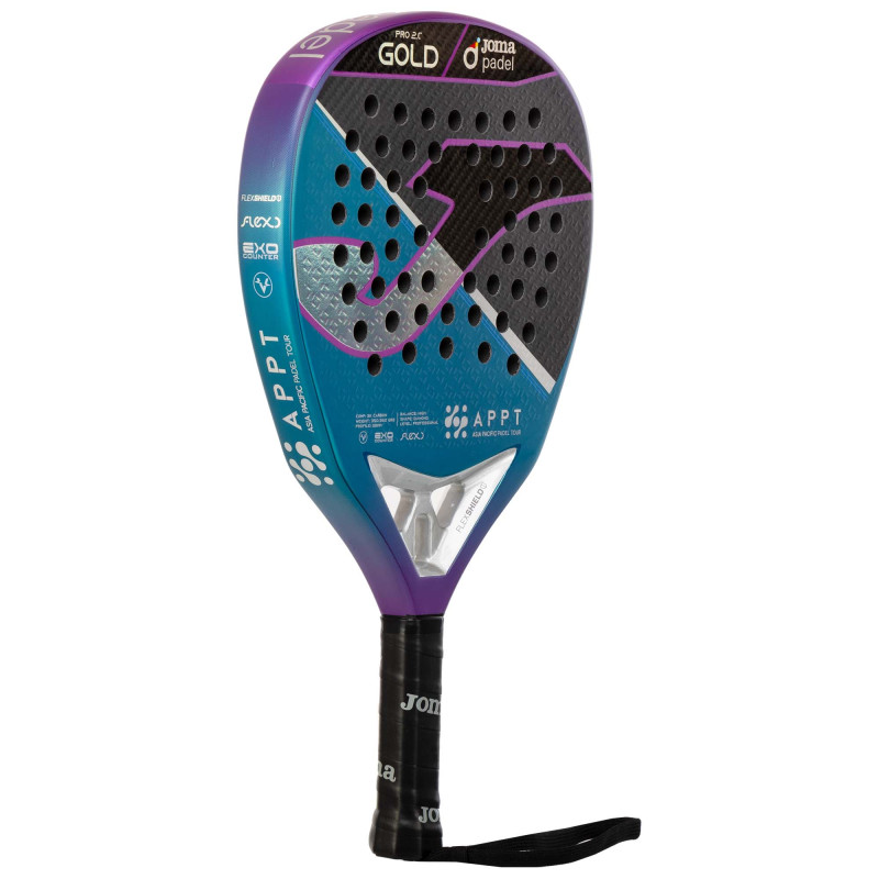 Ракетка для падел-тенісу Padel Joma APPT 401793-551 синій-чорний-фіолетовий