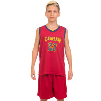 Форма баскетбольна дитяча NBA клуб Cleveland Cavaliers 23 4310 M-2XL бордовий-синій