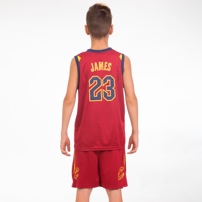Форма баскетбольна дитяча NBA клуб Cleveland Cavaliers 23 4310 M-2XL бордовий-синій