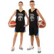 Форма баскетбольна дитяча NBA клуб Golden state warriors 30 S-2XL чорний-жовтий
