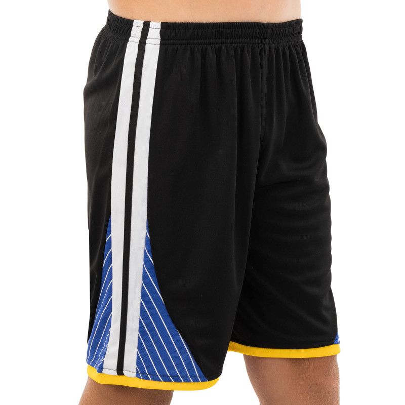 Форма баскетбольна дитяча NBA клуб Golden state warriors 30 S-2XL чорний-жовтий