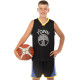 Форма баскетбольна дитяча NBA клуб Golden state warriors 30 S-2XL чорний-жовтий