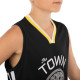 Форма баскетбольна дитяча NBA клуб Golden state warriors 30 S-2XL чорний-жовтий