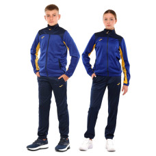 Костюм спортивний дитячий кофта на блискавці та штани Joma NEW METAVERSE 500752-728 4XS-XS синій-темно-синій