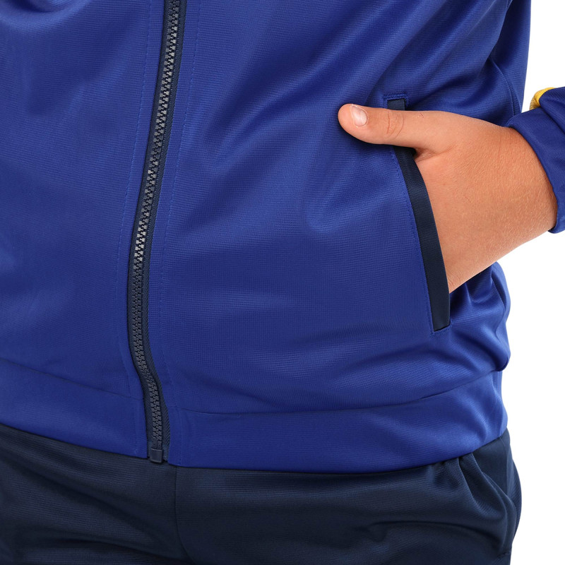 Костюм спортивний дитячий кофта на блискавці та штани Joma NEW METAVERSE 500752-728 4XS-XS синій-темно-синій