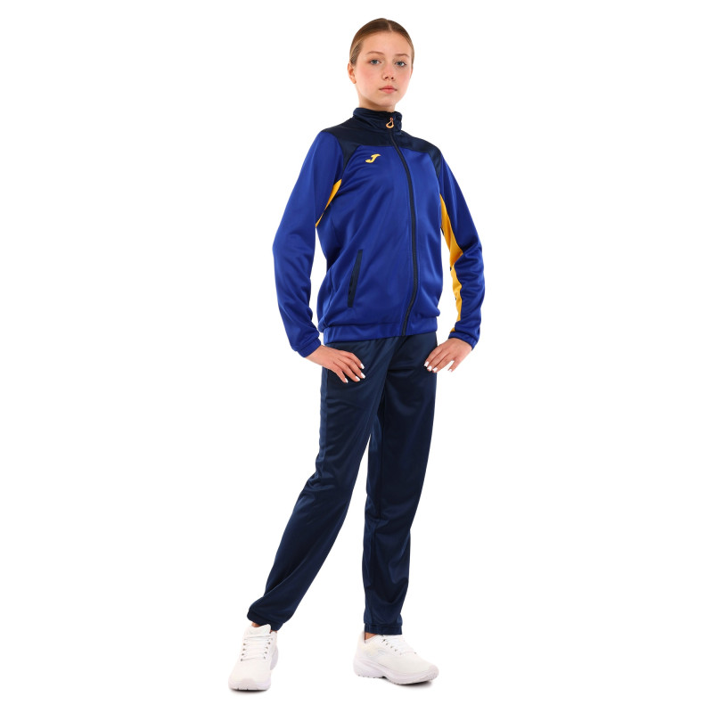 Костюм спортивний дитячий кофта на блискавці та штани Joma NEW METAVERSE 500752-728 4XS-XS синій-темно-синій