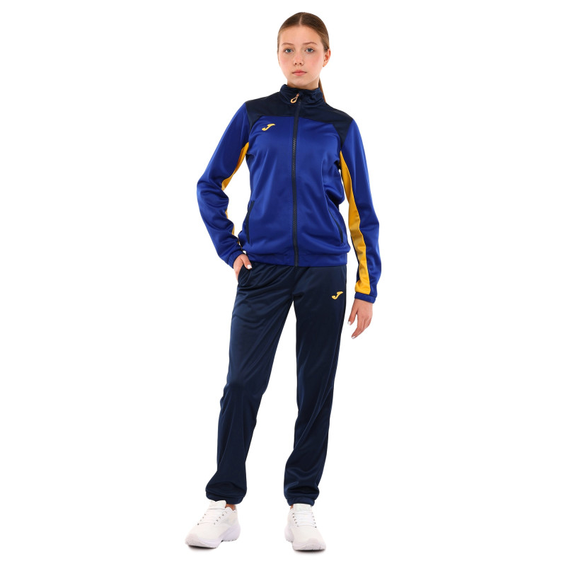 Костюм спортивний дитячий кофта на блискавці та штани Joma NEW METAVERSE 500752-728 4XS-XS синій-темно-синій