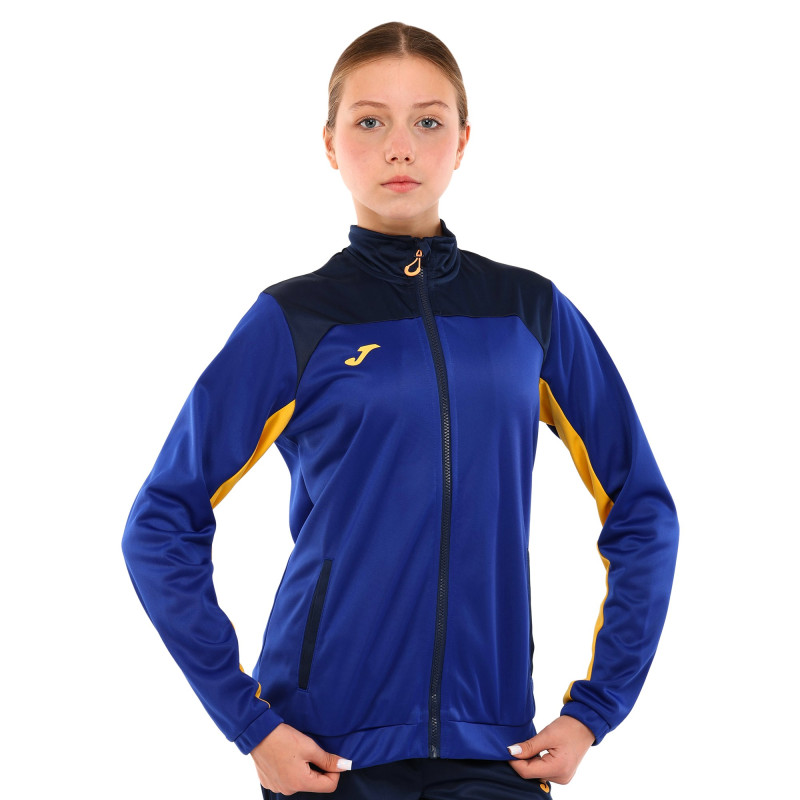 Костюм спортивний дитячий кофта на блискавці та штани Joma NEW METAVERSE 500752-728 4XS-XS синій-темно-синій