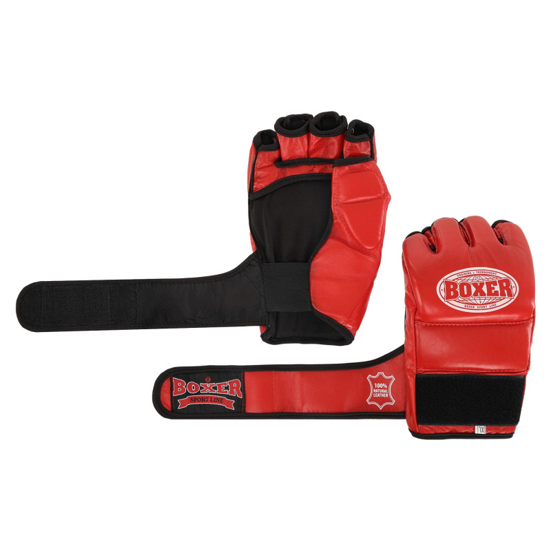 Рукавиці для змішаних єдиноборств MMA BOXER 5020 M-XL кольори в асортименті