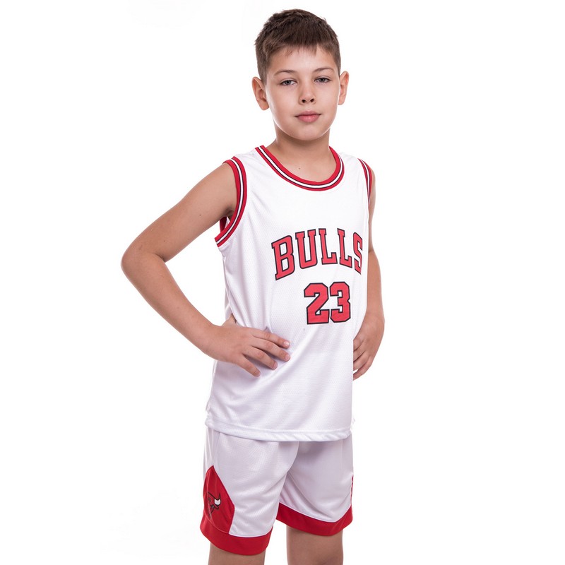 Форма баскетбольна дитяча NBA клуб Chicago Bulls 23 5351 S-2XL кольори в асортименті