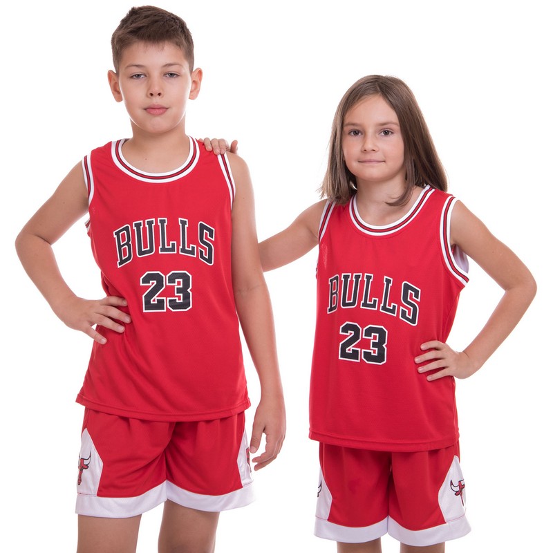 Форма баскетбольна дитяча NBA клуб Chicago Bulls 23 5351 S-2XL кольори в асортименті
