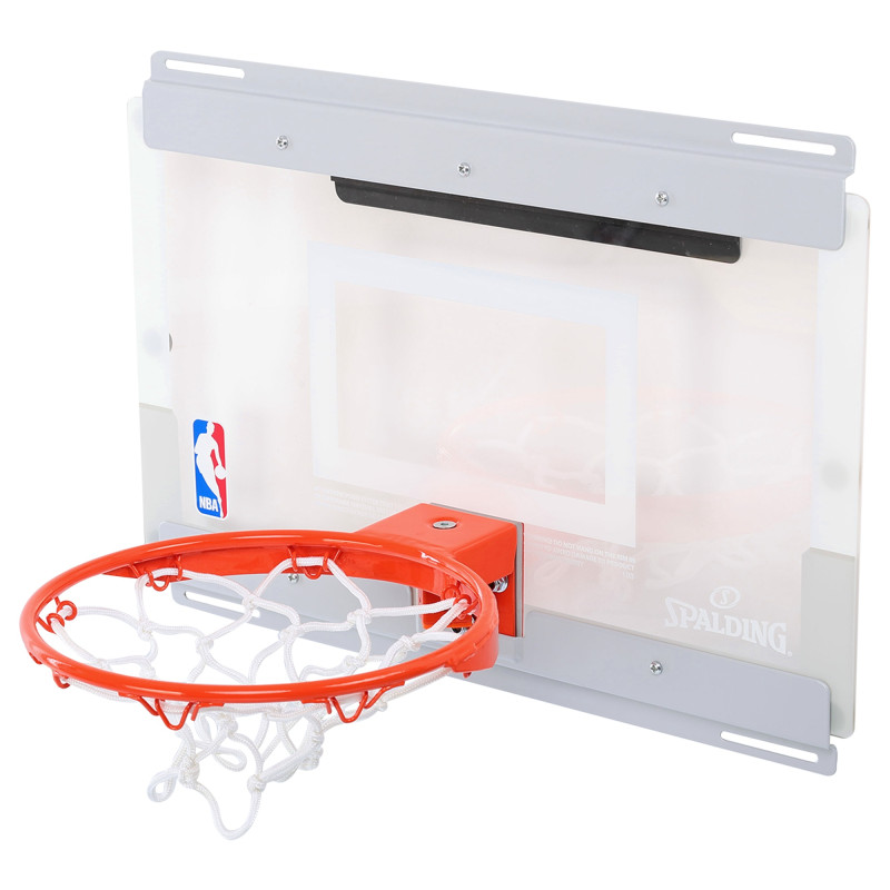 Щит баскетбольний з кільцем та сіткою кріпленням на двері SPALDING NBA Arena Slam 180 56103CN