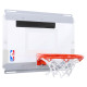 Щит баскетбольний з кільцем та сіткою кріпленням на двері SPALDING NBA Arena Slam 180 56103CN