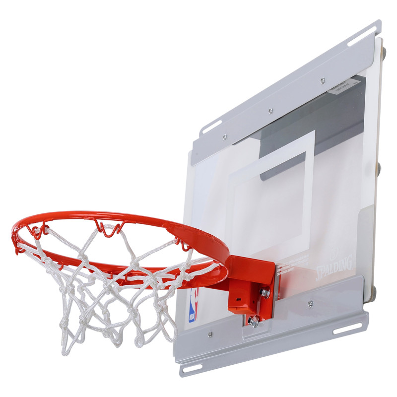 Щит баскетбольний з кільцем та сіткою кріпленням на двері SPALDING NBA Arena Slam 180 56103CN