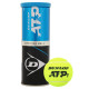 М'ячі для великого тенісу DUNLOP ATP 601313 3шт салатовий