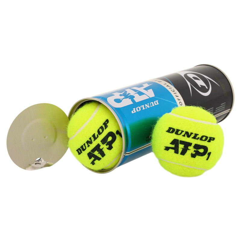 М'ячі для великого тенісу DUNLOP ATP 601313 3шт салатовий