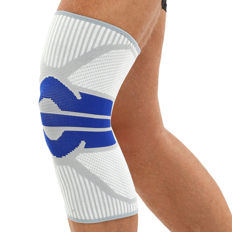 Наколінник еластичний бандаж EXCEED 6107CA One size 1шт сірий