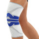 Наколінник еластичний бандаж EXCEED 6107CA One size 1шт сірий