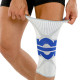 Наколінник еластичний бандаж EXCEED 6107CA One size 1шт сірий