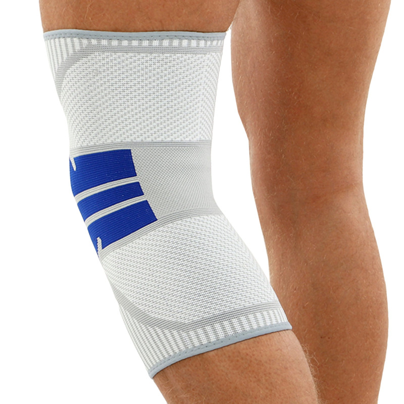 Наколінник еластичний бандаж EXCEED 6107CA One size 1шт сірий