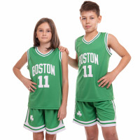 Форма баскетбольна дитяча NBA клуб Boston Celtics 11 6354 S-2XL зелений-білий